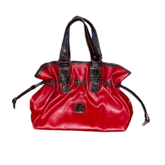 Dooney & Bourke Medium Chiara Handbag Red Brown - Picture 1 of 16